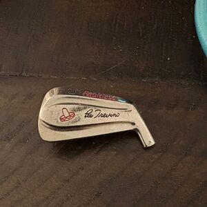 Silver Golf Club Tie Clip
